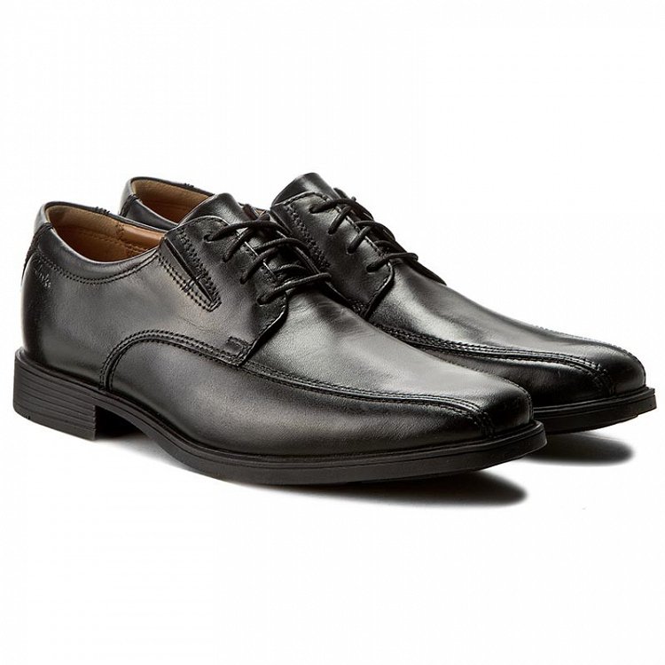 Clarks Tilden Walk 26110310 Black Leather
