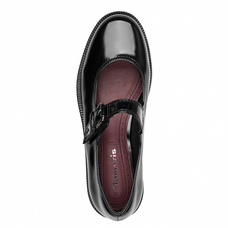 Tamaris Γυναικείο Loafer 1-22167-47 Μαύρο