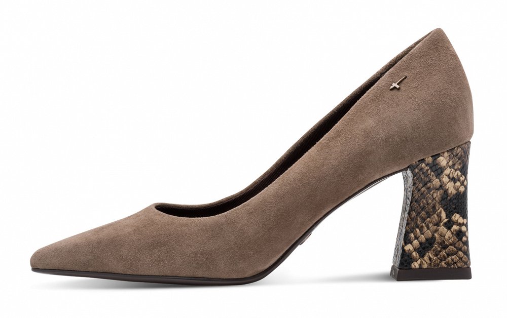 Tamaris Δερμάτινη Γόβα Suede 1-22427-43