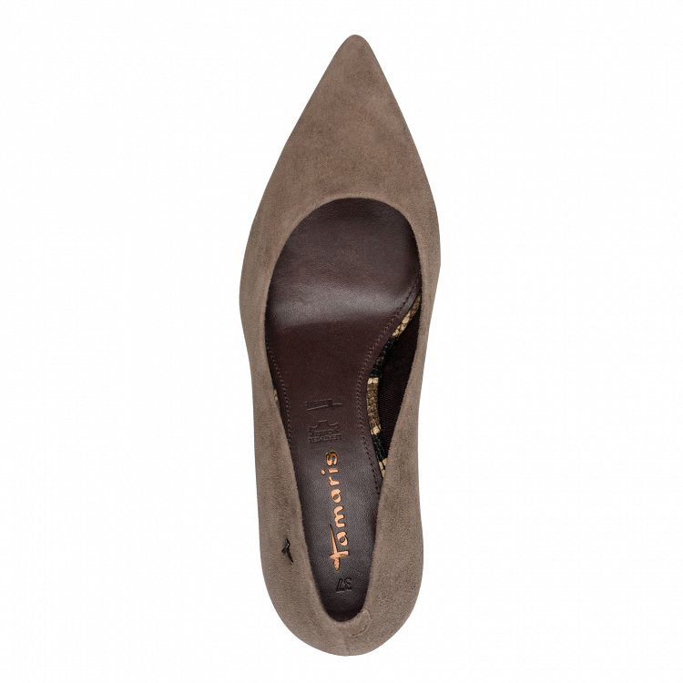 Tamaris Δερμάτινη Γόβα Suede 1-22427-43