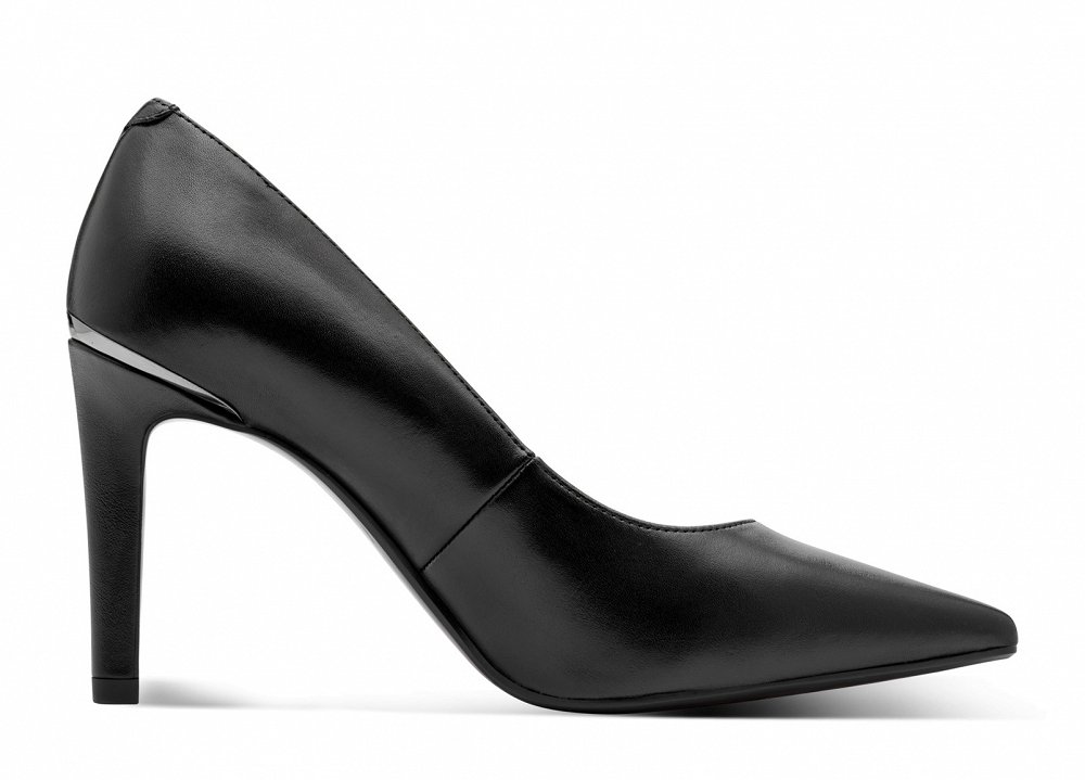 Tamaris Δερμάτινη Γόβα 1-22448-47 003 Black Leather