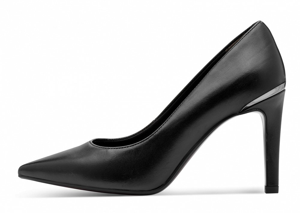 Tamaris Δερμάτινη Γόβα 1-22448-47 003 Black Leather