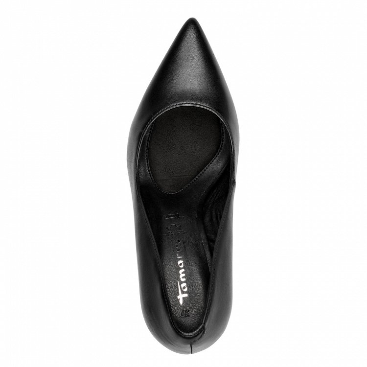 Tamaris Δερμάτινη Γόβα 1-22448-47 003 Black Leather