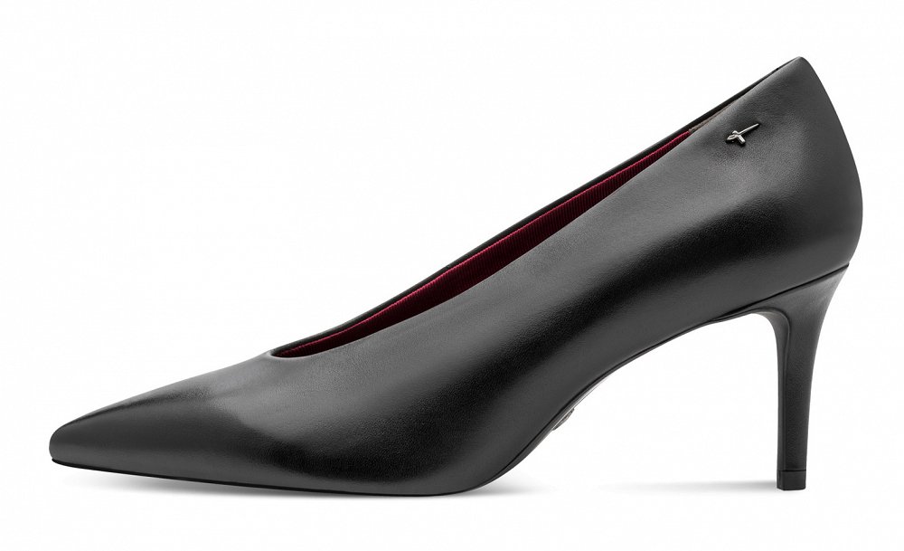 Tamaris Δερμάτινη Γόβα 1-22456-47 003 Black Leather