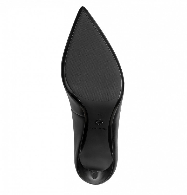 Tamaris Δερμάτινη Γόβα 1-22456-47 003 Black Leather