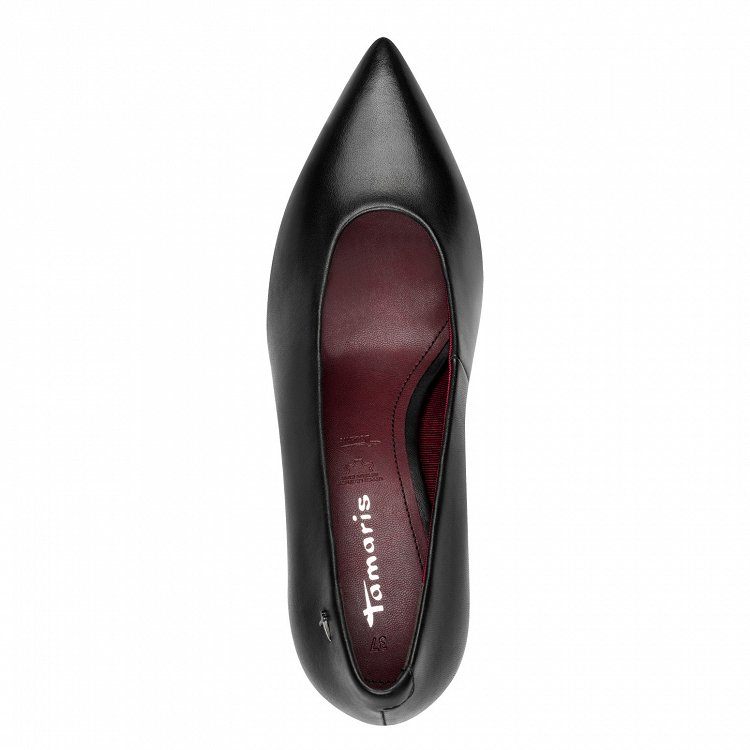 Tamaris Δερμάτινη Γόβα 1-22456-47 003 Black Leather