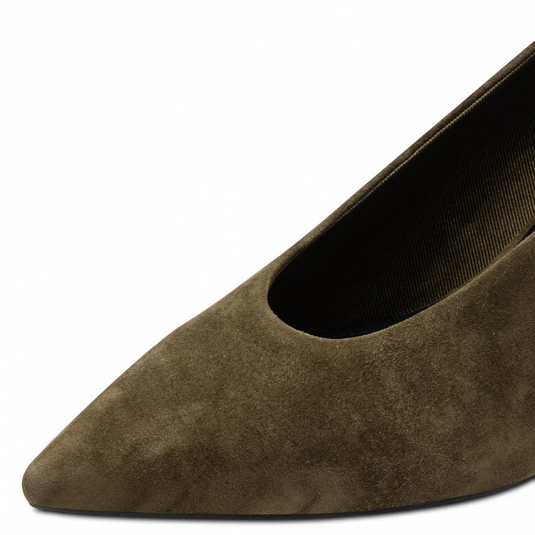 Tamaris Δερμάτινη Γόβα Suede 1-22456-47 722 Olive