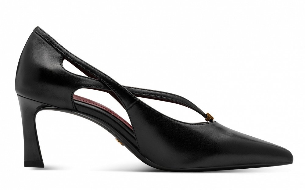 Tamaris Δερμάτινη Γόβα 1-22459-47 003 Black Leather