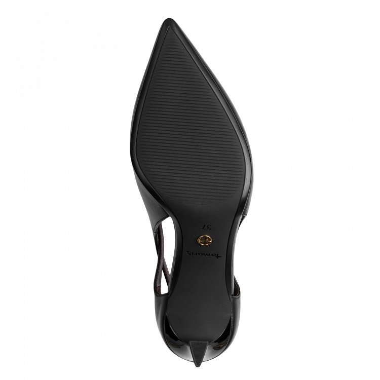 Tamaris Δερμάτινη Γόβα 1-22459-47 003 Black Leather