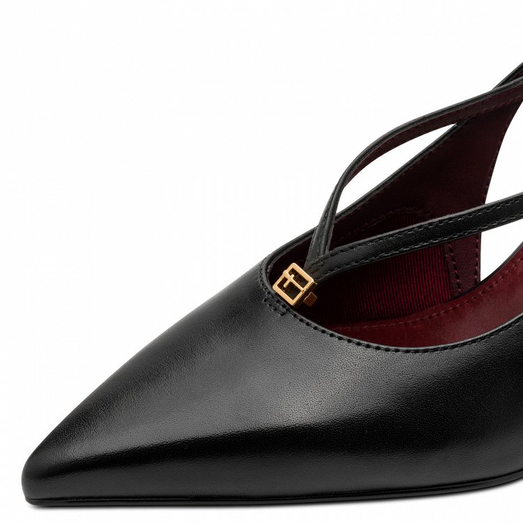 Tamaris Δερμάτινη Γόβα 1-22459-47 003 Black Leather