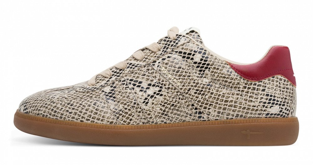 Tamaris Γυναικείο Sneaker 1-23634-45 483 Beige Snake