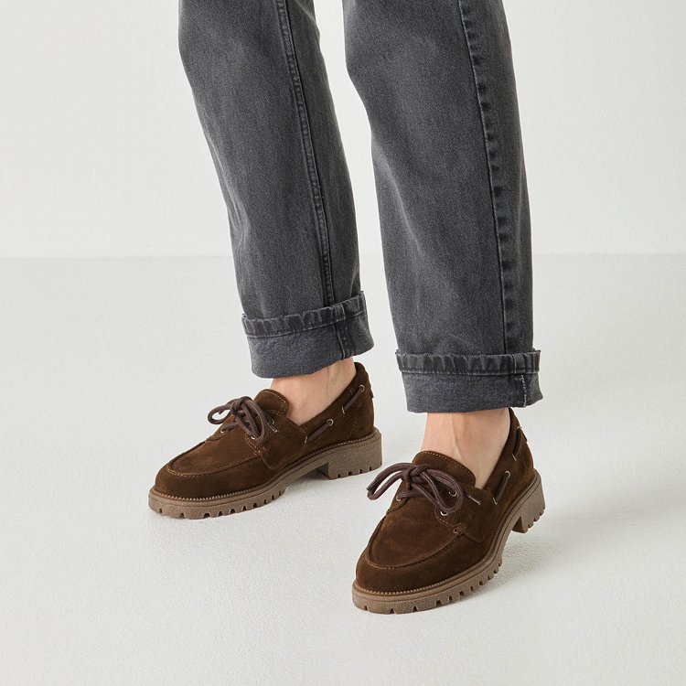Tamaris Δερμάτινο Casual Παπούτσι Suede 1-23701-47 304 Mocca