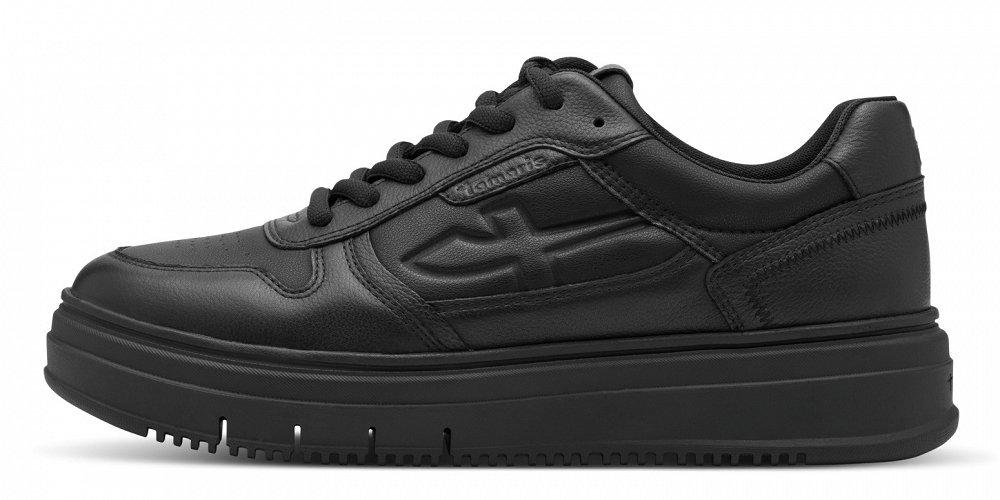 Tamaris Γυναικείο Δερμάτινο Sneaker 1-23746-43 007 Black Uni