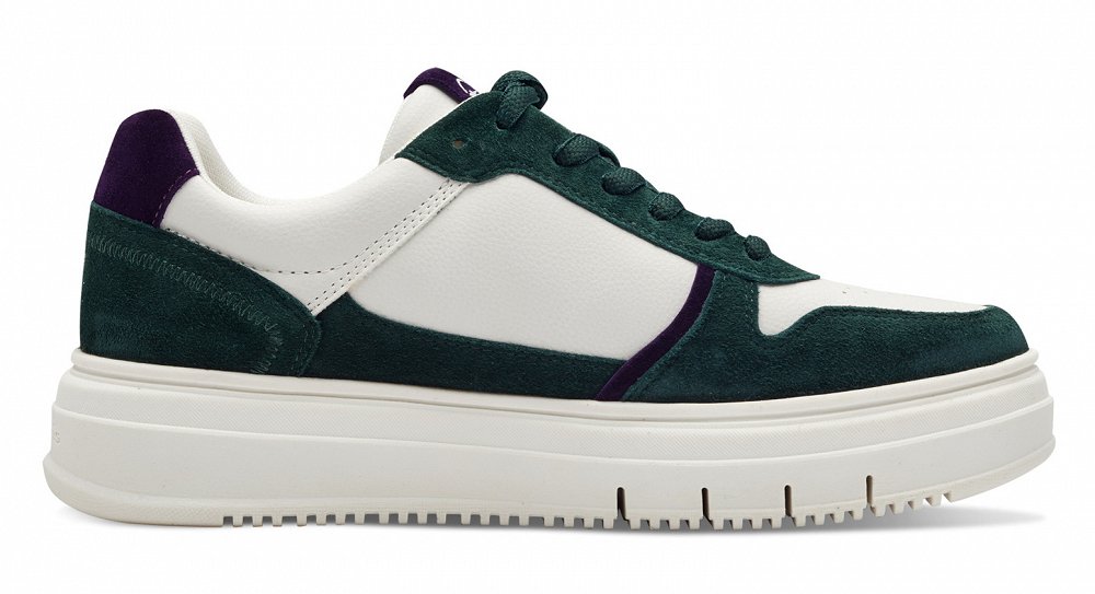 Tamaris Γυναικείο Δερμάτινο Sneaker 1-23746-43 701 Green Comb