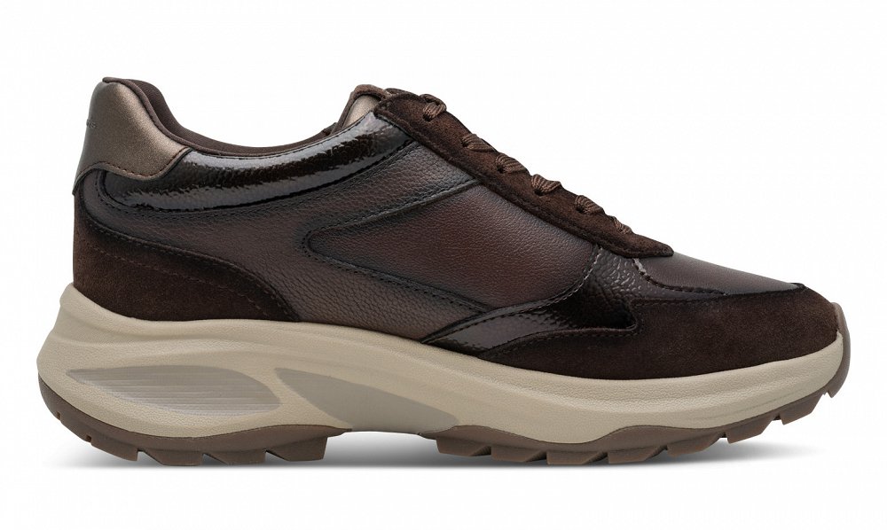 Tamaris Γυναικείο Δερμάτινο Sneaker 1-23753-47 303 Καφέ