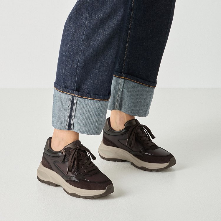 Tamaris Γυναικείο Δερμάτινο Sneaker 1-23753-47 303 Καφέ