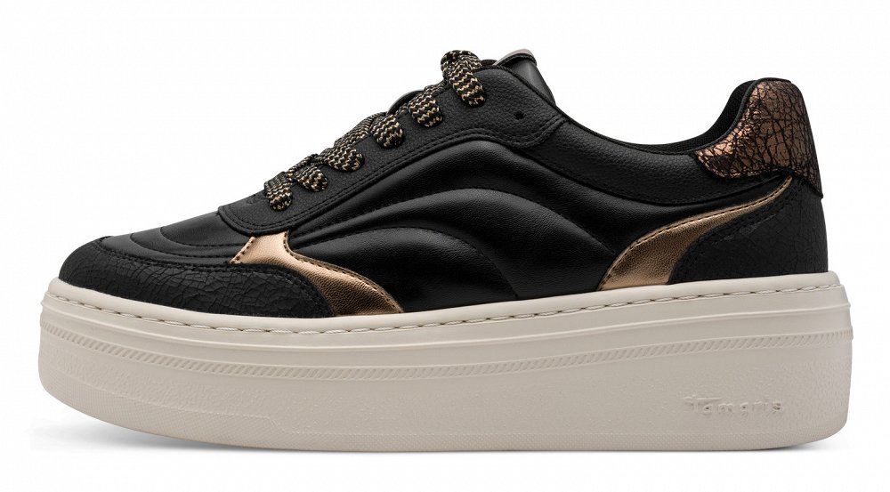 Tamaris Γυναικεία Sneaker 1-23756-45 075 Black/Bronce
