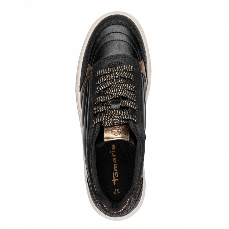 Tamaris Γυναικεία Sneaker 1-23756-45 075 Black/Bronce