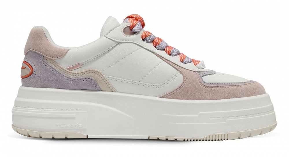 Tamaris Γυναικείο Δερμάτινο Sneaker 1-23760-44 596 Rose Comb