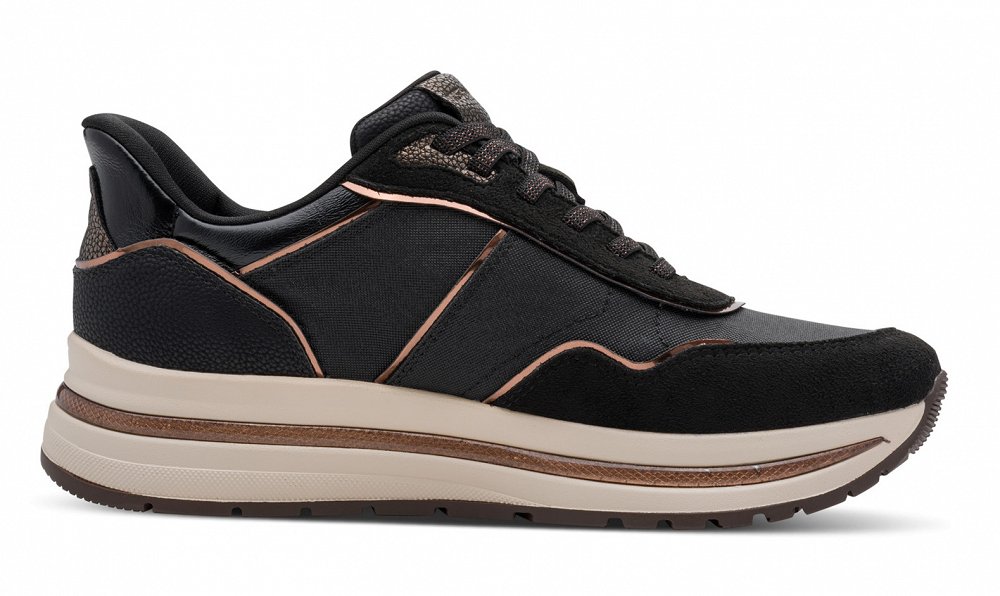 Tamaris Γυναικείο Sneaker 1-23766-46 098 Black Comb