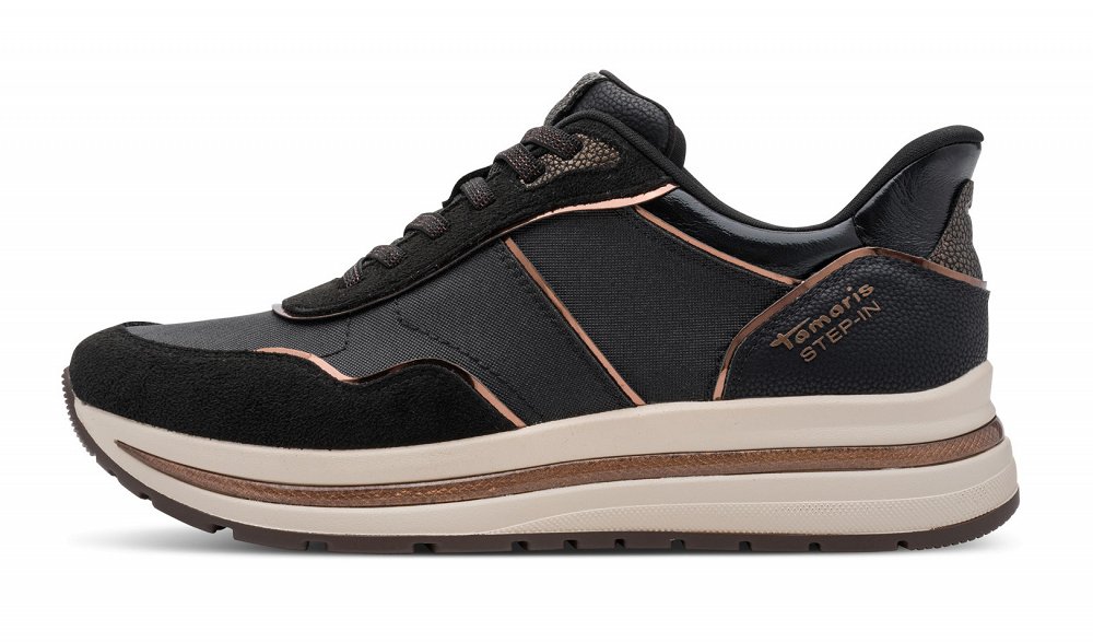 Tamaris Γυναικείο Sneaker 1-23766-46 098 Black Comb