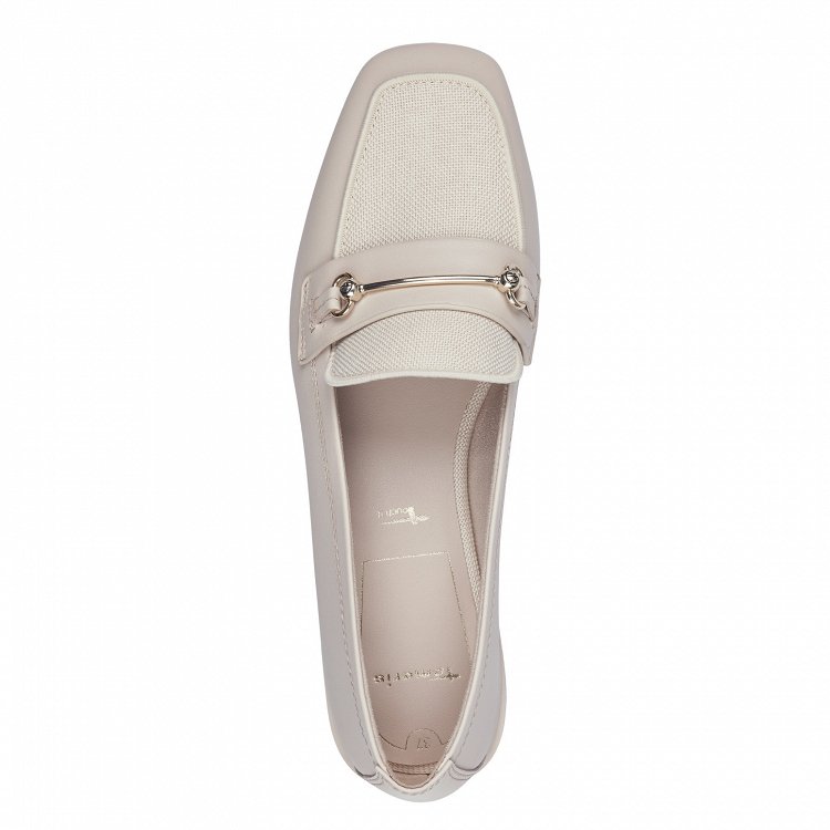 Tamaris Δερμάτινο Loafer 1-24224-42 418 Ivory