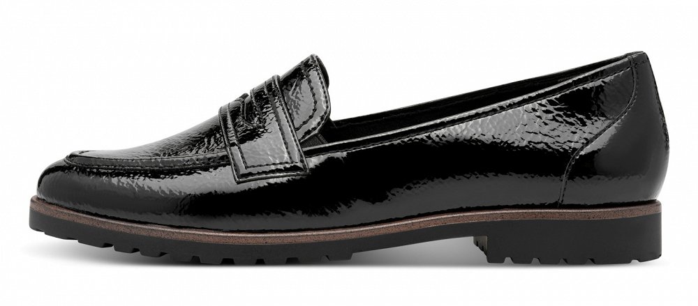 Tamaris Γυναικεία Loafers 1-24239-42 018 Black Patent