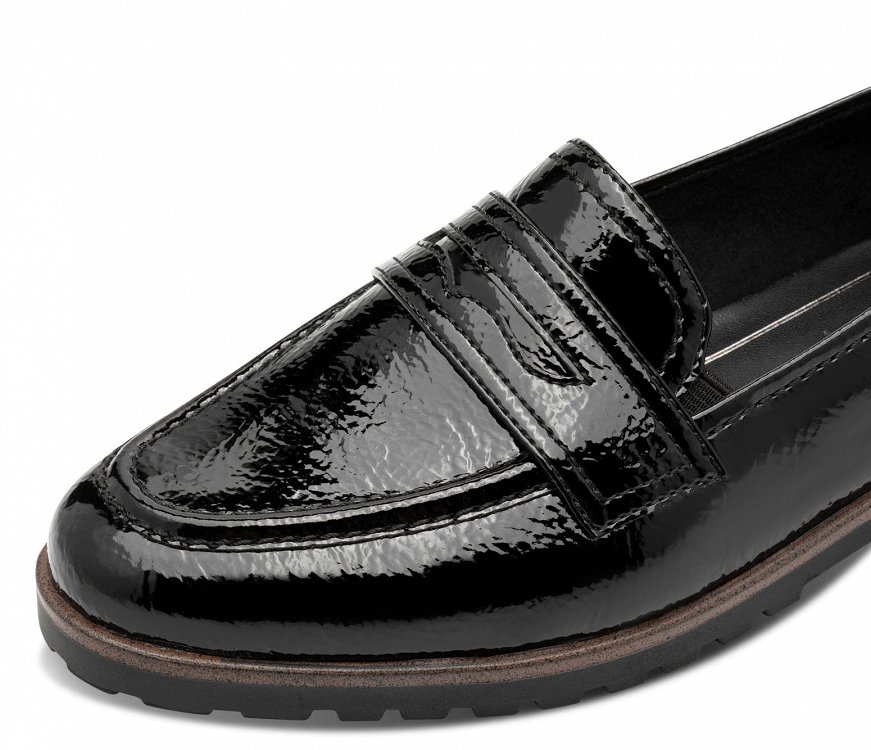 Tamaris Γυναικεία Loafers 1-24239-42 018 Black Patent