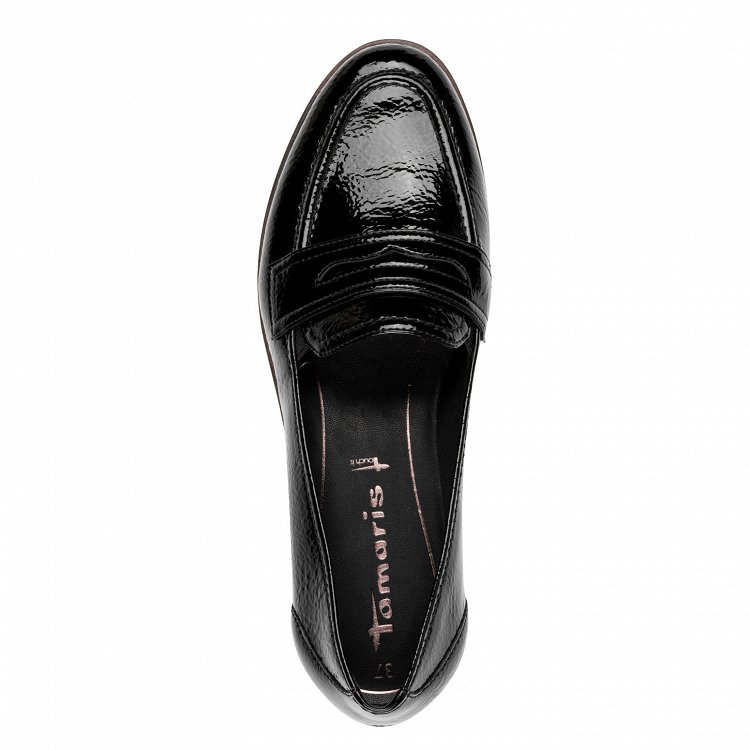 Tamaris Γυναικεία Loafers 1-24239-42 018 Black Patent