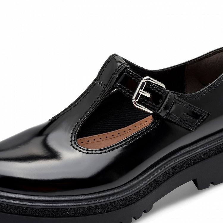 Tamaris Γυναικεία Loafers 1-24324-45 001 Μαύρο