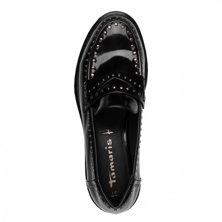 Tamaris Γυναικεία Loafers 1-24360-45 001 Μαύρο