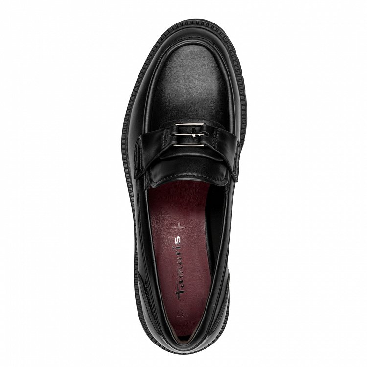 Tamaris Γυναικείο Loafer 1-24651-47 020 Μαύρο Matt