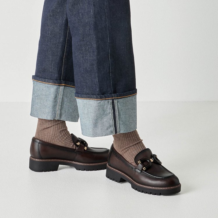 Tamaris Γυναικείο Δερμάτινο Loafer 1-24740-47 304 Mocca