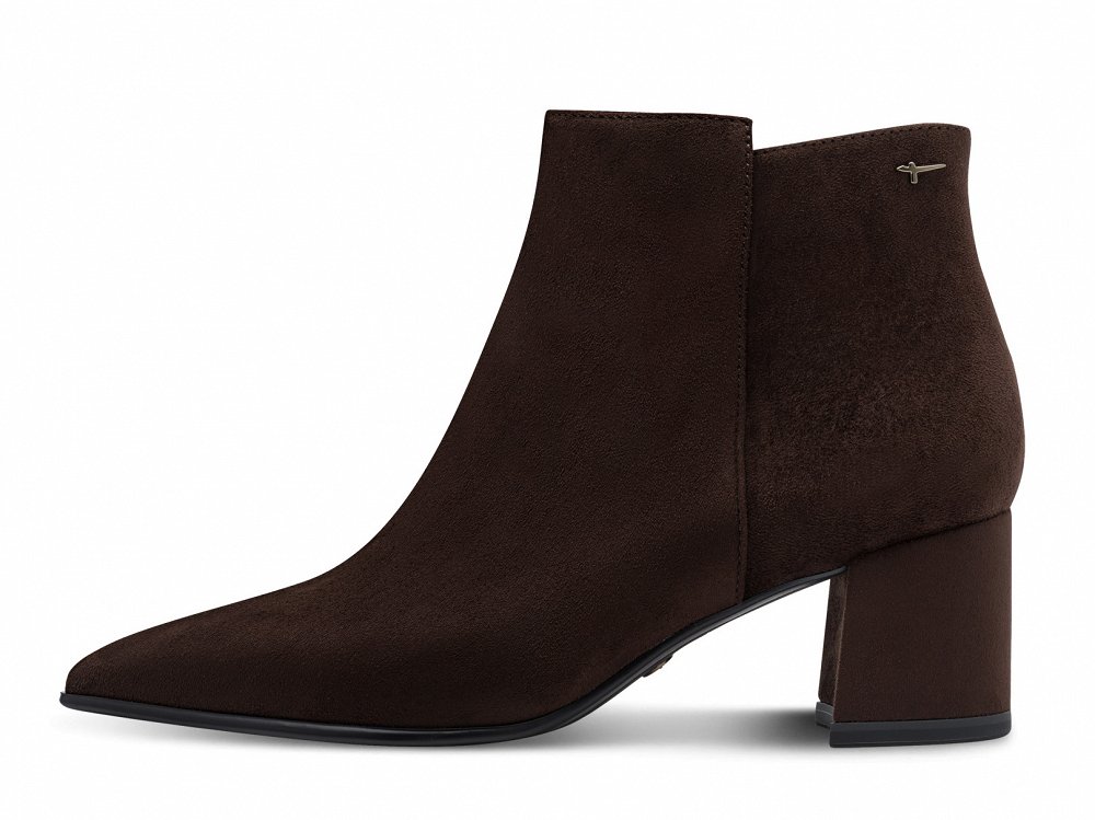 Tamaris Γυναικείο Μποτάκι Με Τακούνι 1-25022-47 304 Mocca