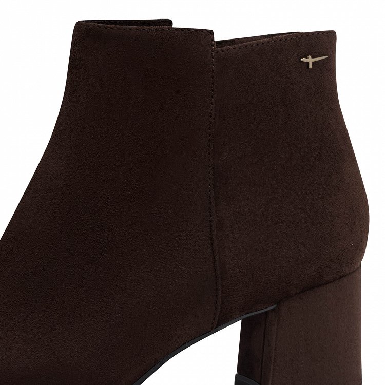 Tamaris Γυναικείο Μποτάκι Με Τακούνι 1-25022-47 304 Mocca