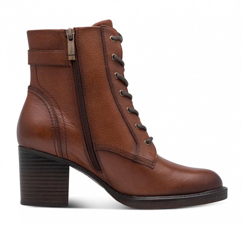 Tamaris Δερμάτινο Ψηλό Μποτάκι 1-25110-47 305 Cognac