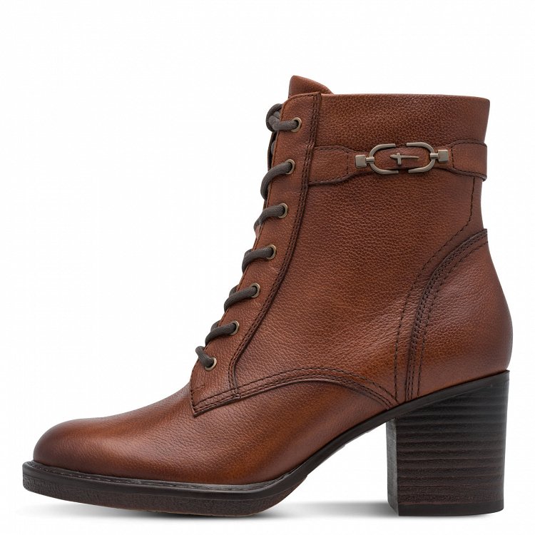 Tamaris Δερμάτινο Ψηλό Μποτάκι 1-25110-47 305 Cognac