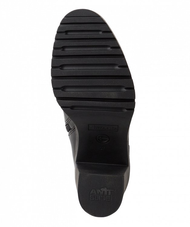 Tamaris Δερμάτινο Μποτάκι 1-25122-43 001 Black