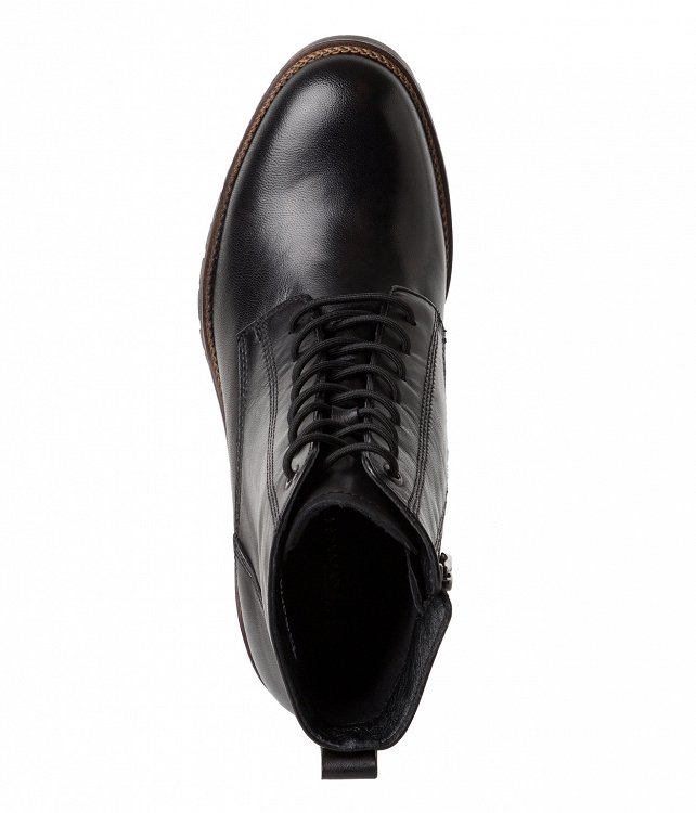 Tamaris Δερμάτινο Μποτάκι 1-25122-43 001 Black