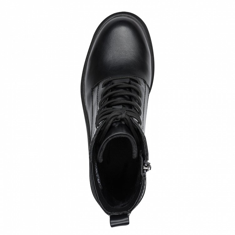 Tamaris Γυναικείο Μποτάκι Flat 1-25210-47 001 Μαύρο
