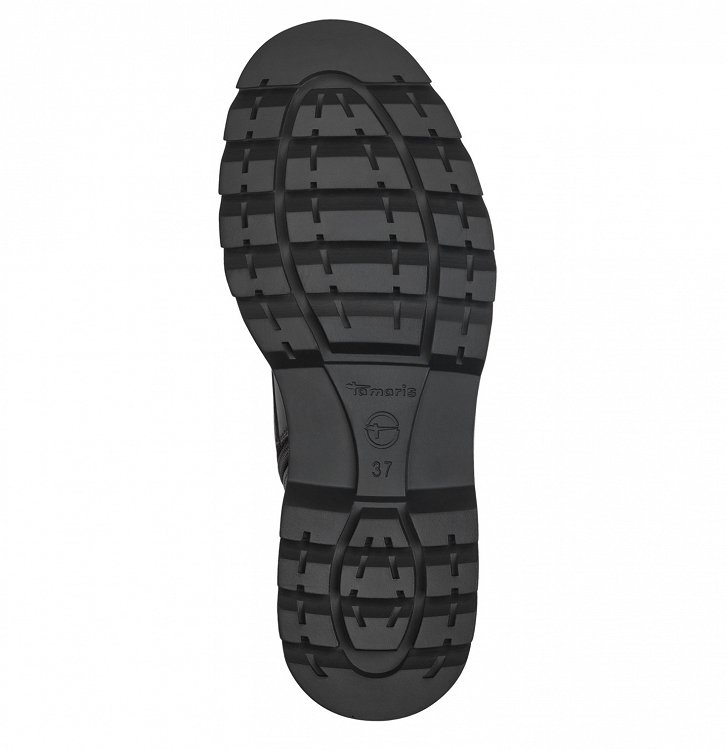 Tamaris Μποτάκι Flat 1-25238-43 001 Μαύρο