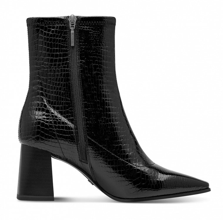 Tamaris Croco Μποτάκι 1-25317-47 028 Μαύρο