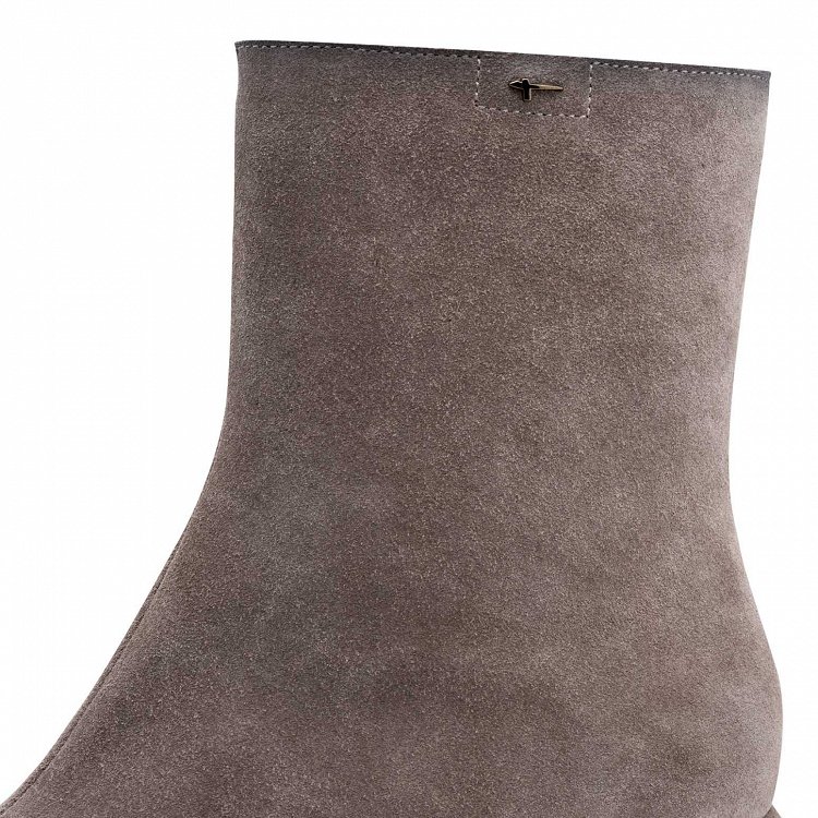 Tamaris Δερμάτινο Μποτάκι 1-25356-47 341 Taupe