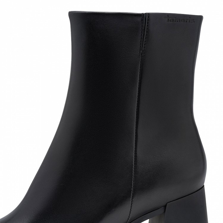 Tamaris Δερμάτινο Ψηλό Μποτάκι 1-25392-47 003 Black Leather