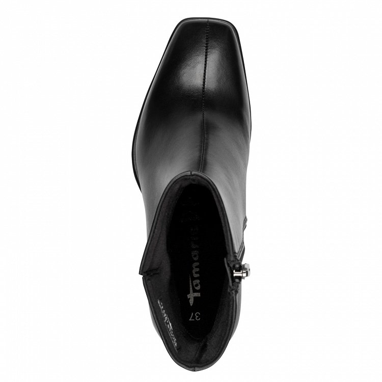 Tamaris Δερμάτινο Ψηλό Μποτάκι 1-25392-47 003 Black Leather