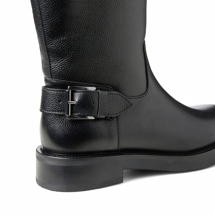 Tamaris NEWD. Δερμάτινο Μποτάκι 1-25395-43 003 Black Leather