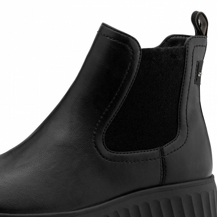 Tamaris Μποτάκι Flat 1-25420-45 020 Black Matt