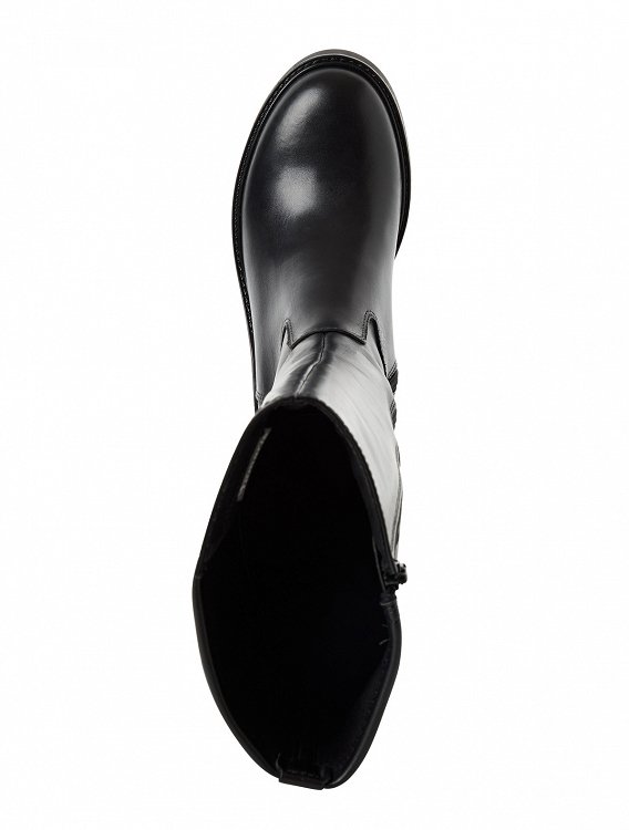 Tamaris Δερμάτινη Μπότα 1-25500-47 003 Black Leather
