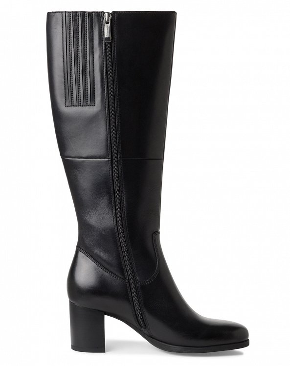 Tamaris Δερμάτινη Μπότα 1-25547-43 001 Black
