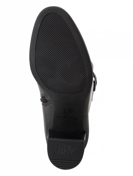 Tamaris Δερμάτινη Μπότα 1-25547-43 001 Black